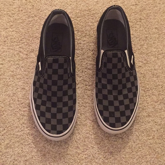 Vans Other - Black Checkered Slip-On Vans